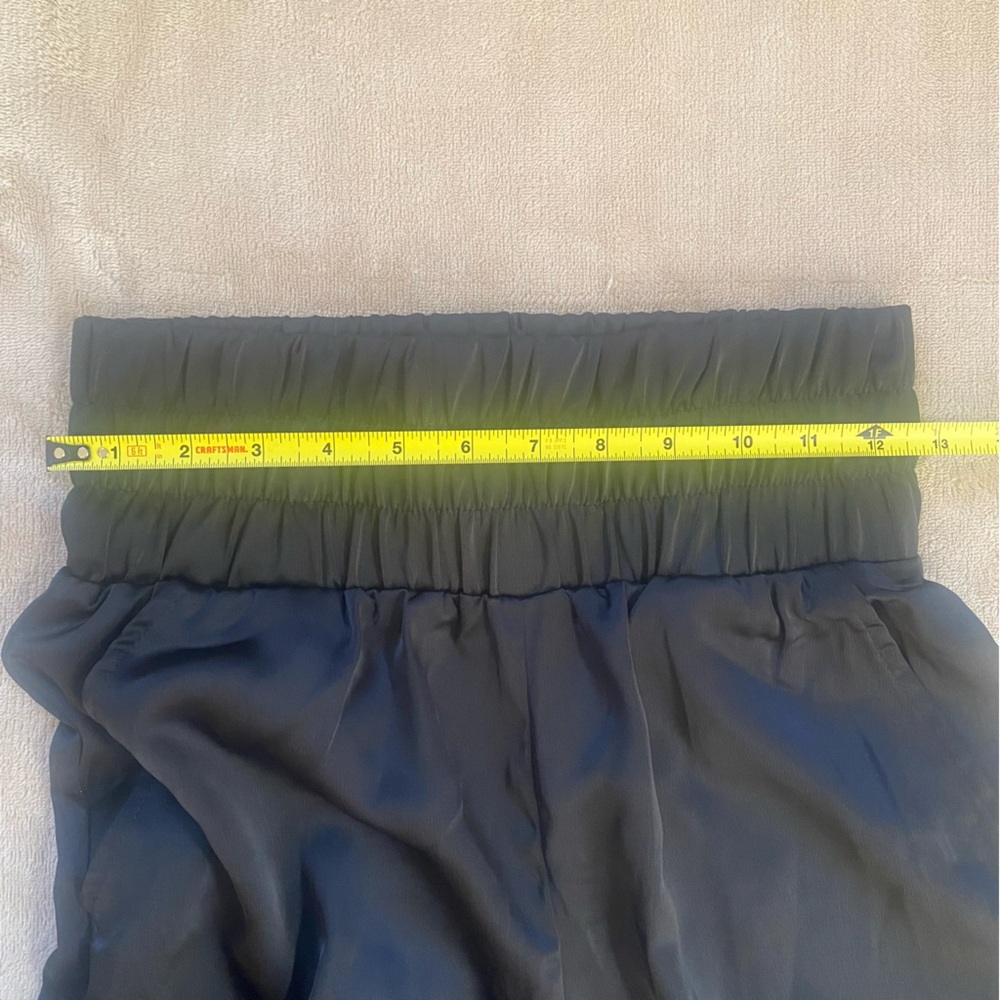 Silky Black Wide-Leg Pants - Picture 4 of 7